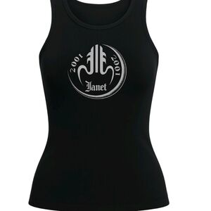 Vintage Janet Jackson Tank Top Y2K 2001 Womens Extra Large USA Concert Shirt